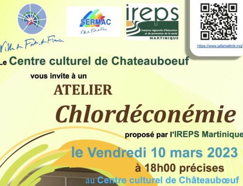 ChlordéconémieLes « Ateliers Chlordéconémie » s’invitent au Centre Culturel de Chateauboeuf !